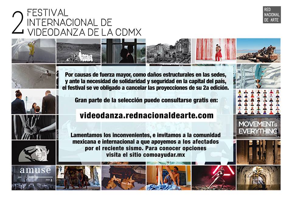 Festival Videodanza México Sismo