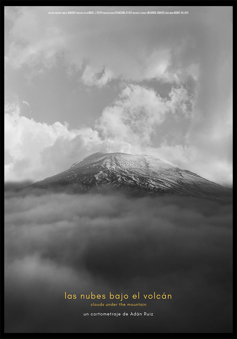 Poster Las Nubes bajo el Volcán